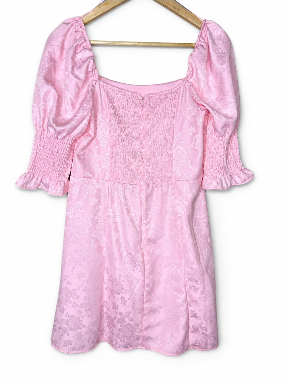 Francesca's Collections Pink Floral Mini Dress - Picture 2 of 6